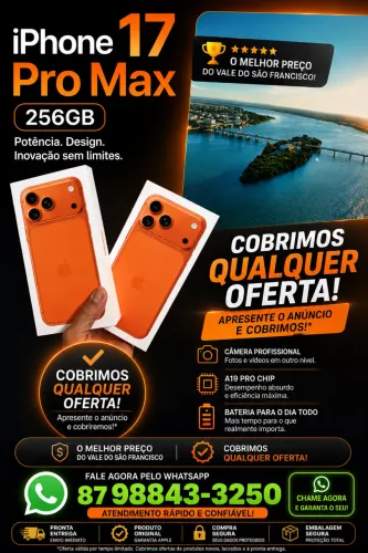 iPhone 17 ProMax 256G Lacrado e barato