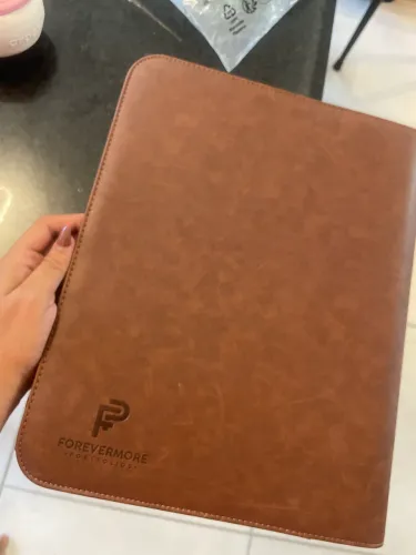 Portfólio de couro novo