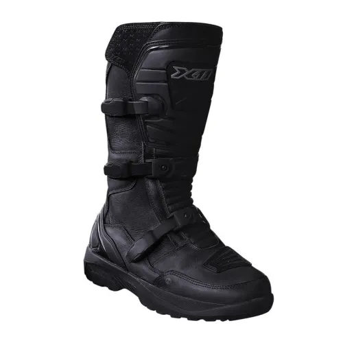 Bota Motociclista X11 Sierra Couro Cano Longo Masc. c/ Proteções 
