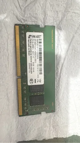 Memória ram ddr4 8 gigas de notebook.