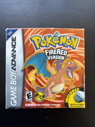 Cartucho Pokémon FireRed Version ORIGINAL - Game Boy Advance