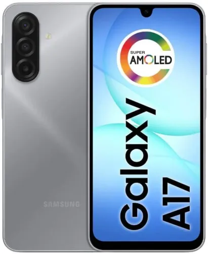 Celular Samsung Galaxy A17, 128GB, 4GB, 50MP Tela 6.7", IP54 - Cinza
