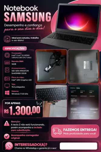 Notebook Samsung