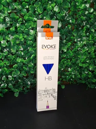 Lápis Técnico BRW Evoke HB Sextavado Azul