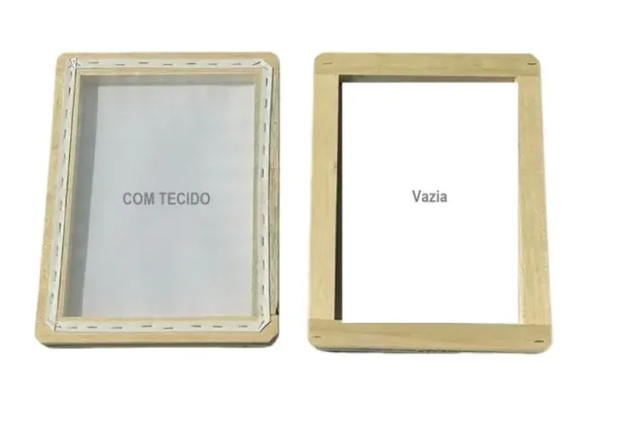 Kit Para Papel Reciclado Tela 20 X 30cm 44 Fios O Melhor
