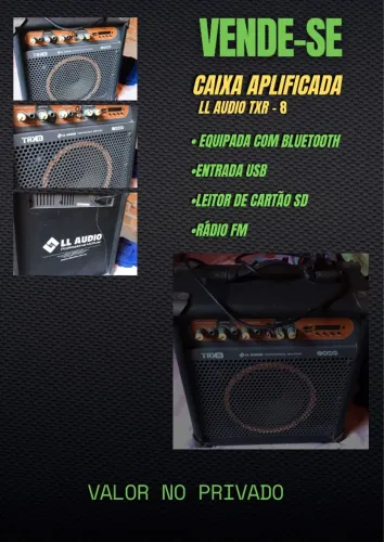 Caixa de som - amplificada