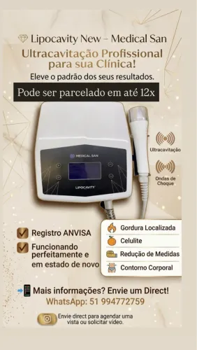 Aparelho Estetica Lipocavitação 