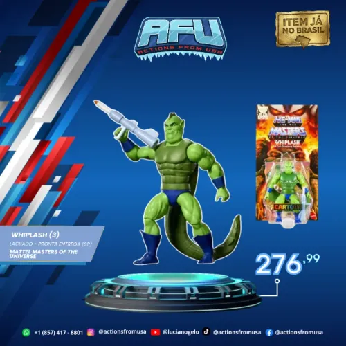 Masters Of The Universe Mattel Cartoon - Lagartauro Whiplash