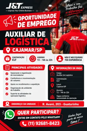 ? OPORTUNIDADE DE EMPREGO