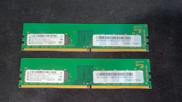 os naKit memória 2X8GB 3200MHZ Testam hora !!