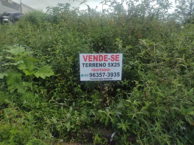 Terreno 5x25 em Parelheiros
