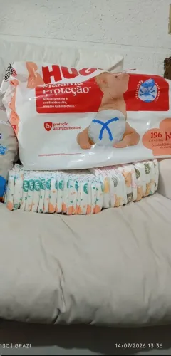 Fraldas tamanho M