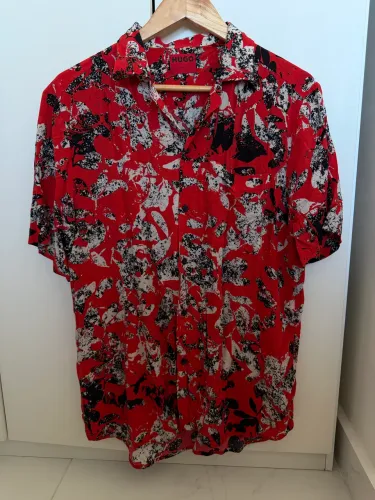 Camisa de botão Hugo Boss