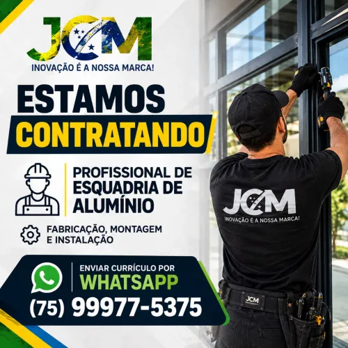 VAGAS PARA SERRALHEIRO/INSTALADOR