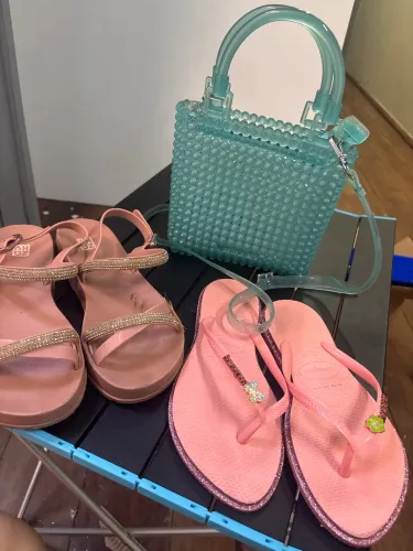 Kit bolsa mais sandálias