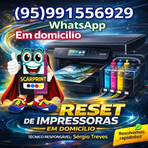 Reset das almofadas e Reset de impressoras em domicílio 