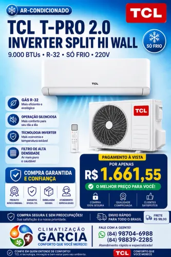 Ar condicionado TCL novo 