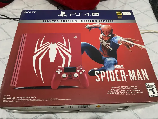 Ps4 PRO - Edição Especial Spider Man