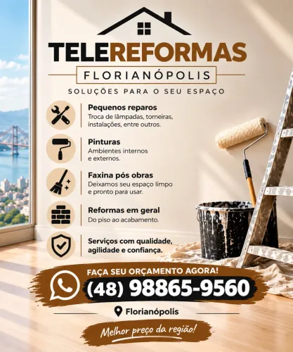 Telereformas Florianópolis - Reformas, Pinturas e Reparos