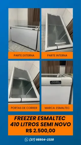 Freezer GHDE 410 litros (seminovo)