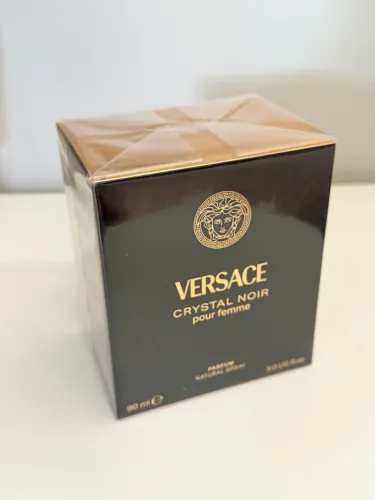 Perfume VERSACE CRYSTAL NOIR pour femme ORIGINAL 90ml PARFUM comprado no free shop