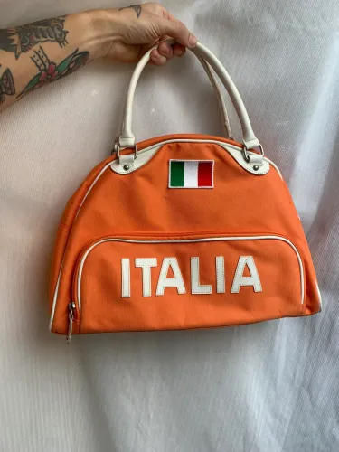 Bolsa Vintage Itália anos 2000 laranja