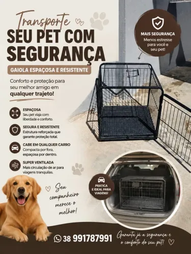 Gaiola para Transporte PET