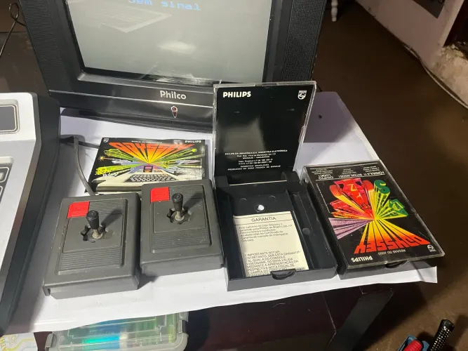 console de videogame Philips Odyssey + 2 cartuchos
