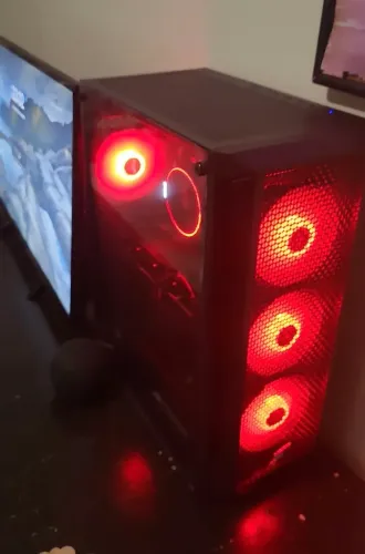 Ryzen 7, 4.1ghz. Ram 64Gb, SSD 512 + HD 2TB, Fonte Modular 80 plus Gold 850w, RX 6600