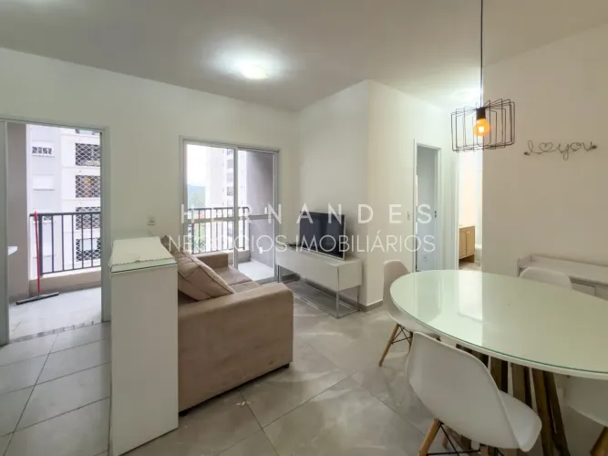 Apartamento Mobiliado em Alphaville: 2 Dorms, 1 Vaga, Venda ou Locação!