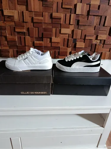 Vendo dois tênis, um masculino no tamanho 39, e outro feminino no tamanho 35/