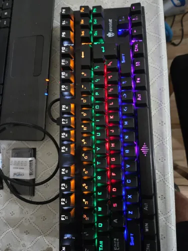 Teclado Gamer Mecânico Evolut Assault EG-204RB (Impecável)