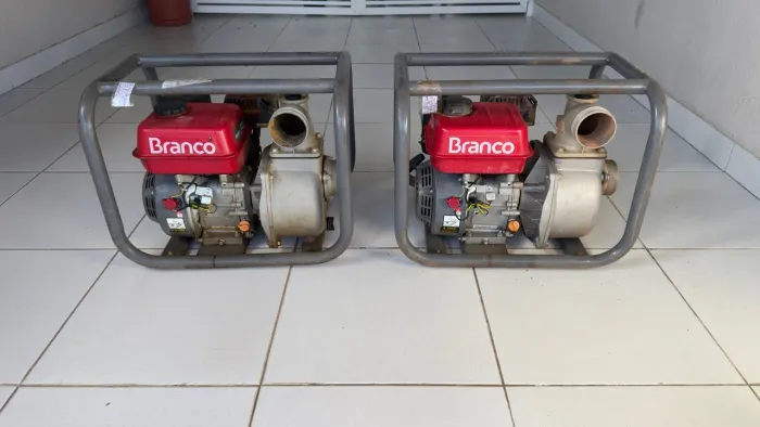 2 Motobombas Branco B4T-705 3" 5,5cv gasolina - revisadas c/ garantia