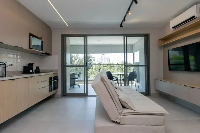 Apartamento mobiliado para Locação, 1 dormitório, 53 m², 1 vaga, Higienópolis, São Paulo,