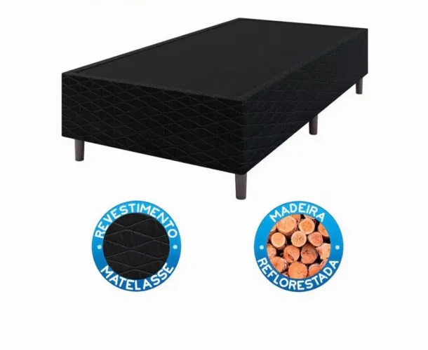 Cama box de Solteiro 