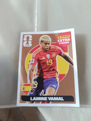 FIGURINHA LEGEND LAMINE YAMAL BRONZE - PANINI 2026