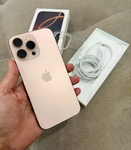 Iphone 16 Pro Max 256 gb Desert 99% Bateria Garantia Apple Completo