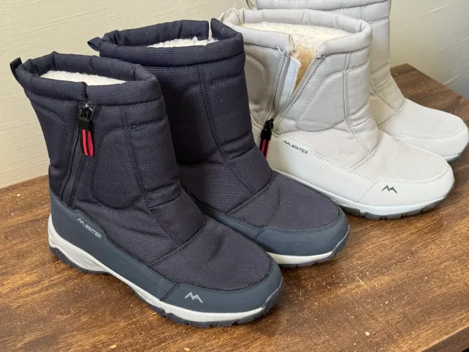 Bota de Inverno Forrada é Impermeável Unissex