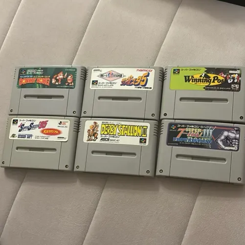 Lote Jogos Super Famicom SNES 1