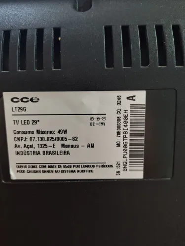 TV CCE 29"