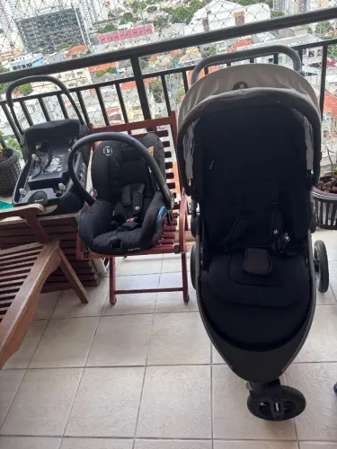 Trio carrinho bebê maxicosi 