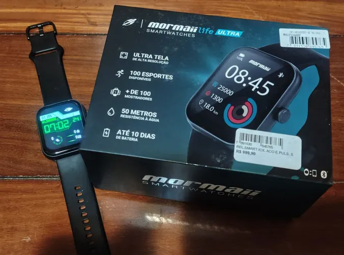 Smartwatch Mormaii Life Ultra - Android