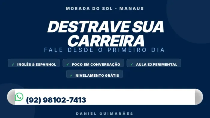 Inglês 4x Mais Rápido na Morada do Sol - Aula experimental GRATUITA - Crianças e Adultos