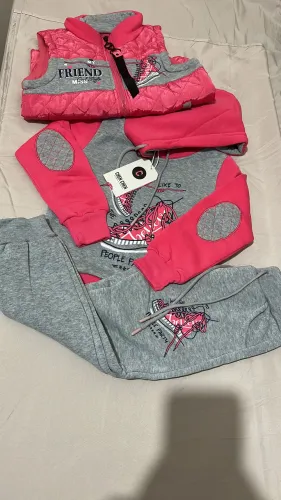 Conjunto infantil menina inverno 3 peças novo tamanho 06 ao 16