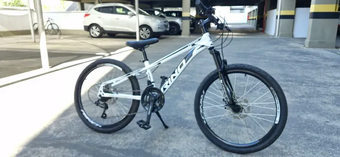 Bicicleta Aro 24 Rino Everest Freio a Disco 21 Marchas - Estado de Nova