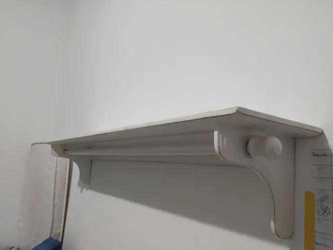 Prateleira porta fraldas Varão 120x22