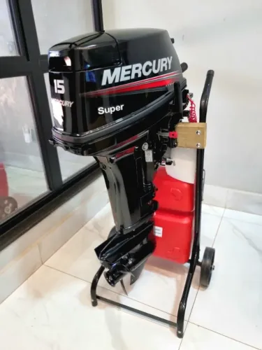 Motor Mercury 15/18hp Super 2 Tempos Novo Ano 2026 Na Caixa, Garantia e Nota Fiscal