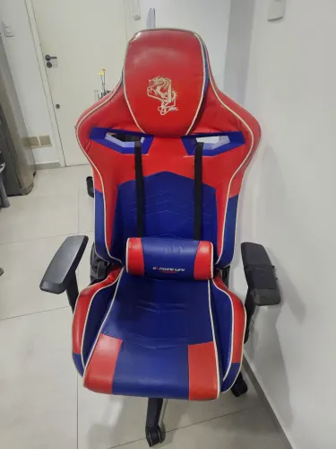 Cadeira Gamer Extreme Life Completa com Almofadas - Muito Confortável