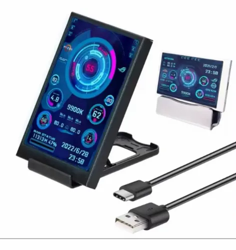 Tela para PC e temperatura