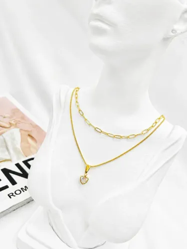 VENDO CONJUNTO DE 2 COLARES DOURADO
